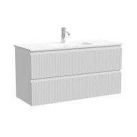 Тумба под раковину Sancos Snob R 100 SNR100/39W подвесная цвет Bianco