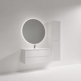 Тумба под раковину Sancos Snob R 100 SNR100/39W подвесная цвет Bianco