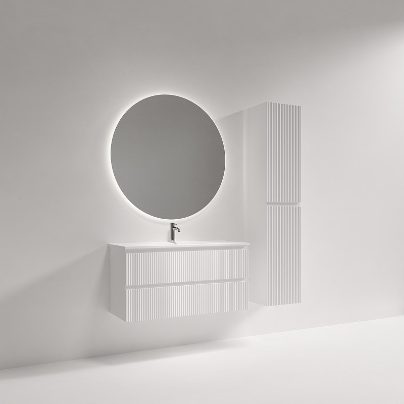 Тумба под раковину Sancos Snob R 100 SNR100/39W подвесная цвет Bianco