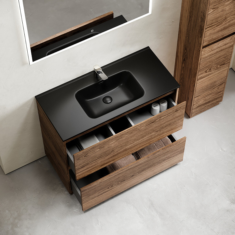 Тумба под раковину Sancos Libra Floor 100 LB100FECH Дуб чарльстон