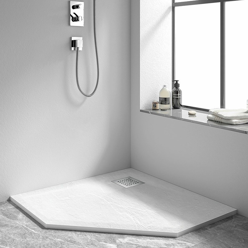 Душевой поддон из искусственного камня Vincea 100x100 VST-4SP1010W