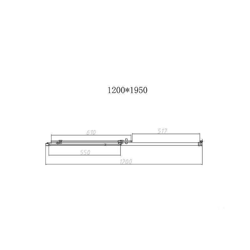 Душевая дверь Vincea Slim-N 120 VDS-4SN120CLB
