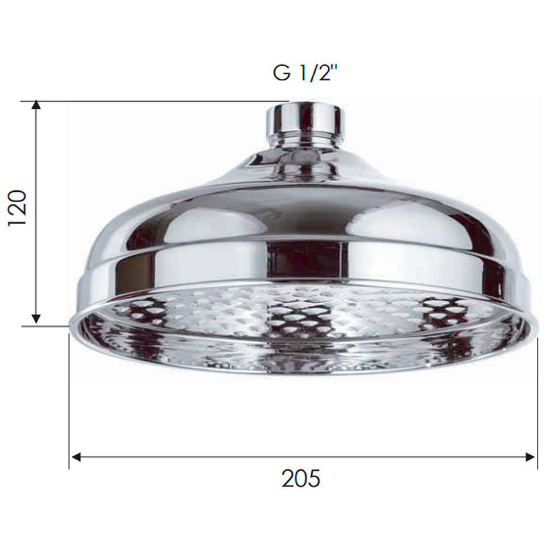 Верхний душ Remer 359B20VOx