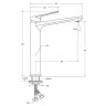 Смеситель для раковины Cezares Comfort COMFORT-LC-01-W0
