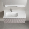 Тумба под раковину Sancos Snob R 1.0 100 L SNR1.0100LSM подвесная цвет Doha Soft