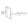 Душевая дверь Vincea Extra 120 VDP-1E1112CL