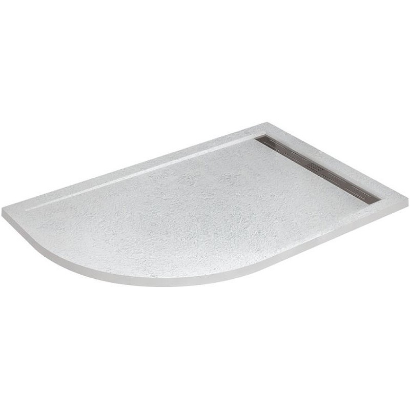 Душевой поддон из искусственного камня Cezares Tray AS 100x80 R TRAY-AS-RH-100/80-30-W-R
