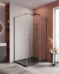 Душевой уголок Cezares Liner 120x90 R LINER-AH-1-120/90-C-GM-R