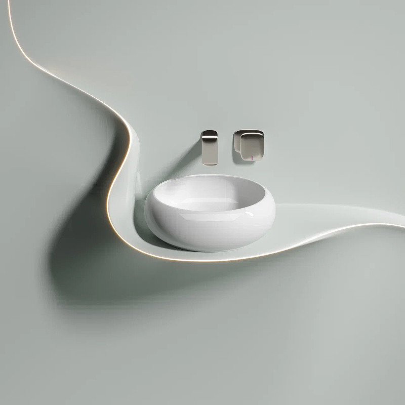 Раковина-чаша Ceramicanova Element 36 CN6050 Белая глянцевая