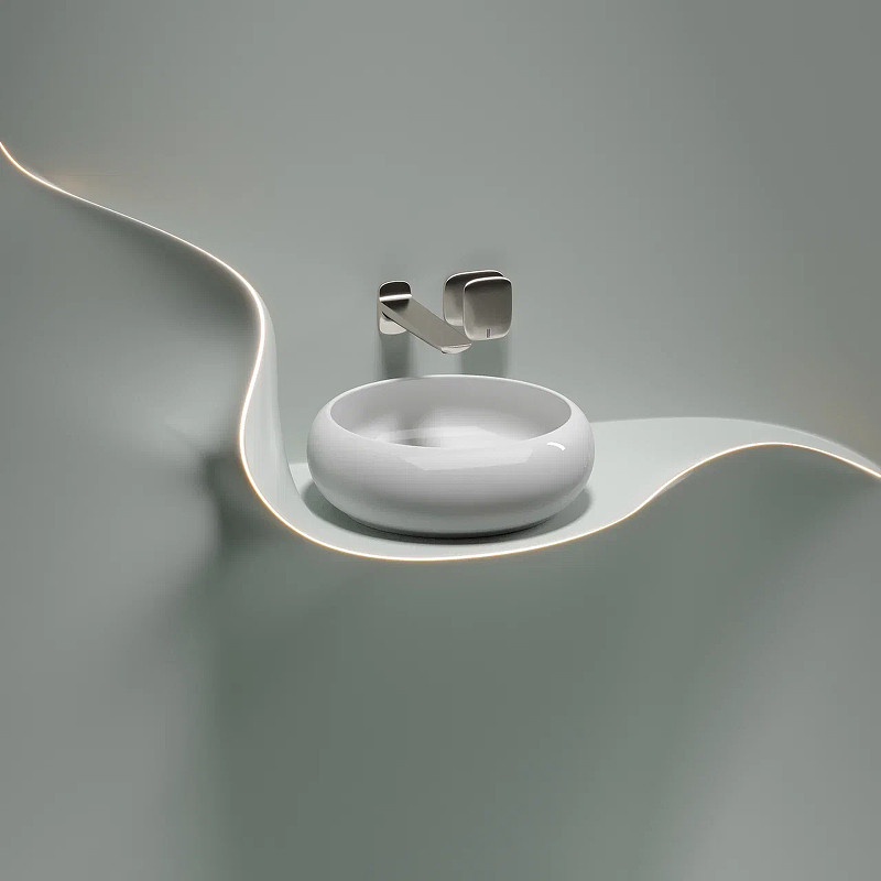 Раковина-чаша Ceramicanova Element 36 CN6050 Белая глянцевая