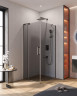 Душевой уголок Cezares Slider 80x90 SLIDER-AH-1-90-70/80-GRIGIO-GM