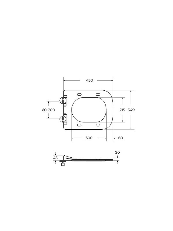 Унитаз подвесной BelBagno Kraft BB7106CH-TOR-BS/SC