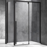 Душевой уголок Vincea Lugano 130х80 VSR-1L8013CLB-1
