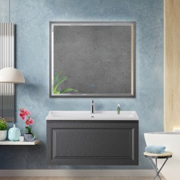 Зеркало Cezares Interni 100 CZR-SPC-INT-1000-900-LED-TCH-WARM-TIT с подсветкой