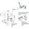 Смеситель для ванны Remer Q-Design QD04