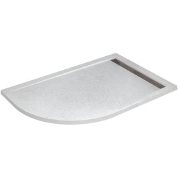 Душевой поддон из искусственного камня Cezares Tray AS 120x80 R TRAY-AS-RH-120/80-30-W-R