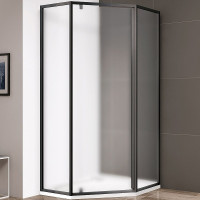 Душевой уголок Cezares Eco 90x90 ECO-O-P-1-90-P-NERO