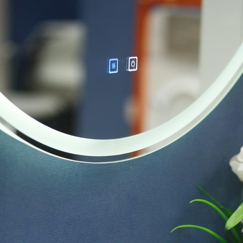 Зеркало BelBagno 80 SPC-RNG-800-LED-TCH-SND с подсветкой
