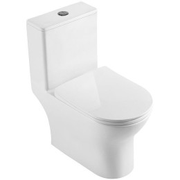 Унитаз моноблок BelBagno Lounge BB8618CPR-MN/SC