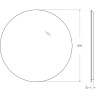 Зеркало BelBagno 90 SPC-INT-900-LED с подсветкой