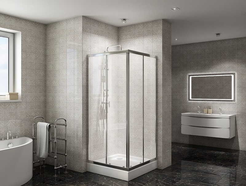 Душевой уголок BelBagno Due 90х90 DUE-A-2-90-C-Cr