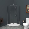Душевой уголок BelBagno Uno 80х80 UNO-195-P-1-80-C-Cr