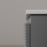 Тумба под раковину Sancos Folk 100 R FL100RES подвесная Ergraut soft