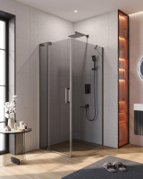 Душевой уголок Cezares Slider 90x90 SLIDER-AH-1-90-80/90-GRIGIO-GM