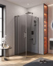 Душевой уголок Cezares Slider 90x90 SLIDER-AH-1-90-80/90-GRIGIO-GM