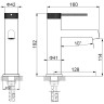 Смеситель для раковины Vincea Rim VBF-2RM1BG