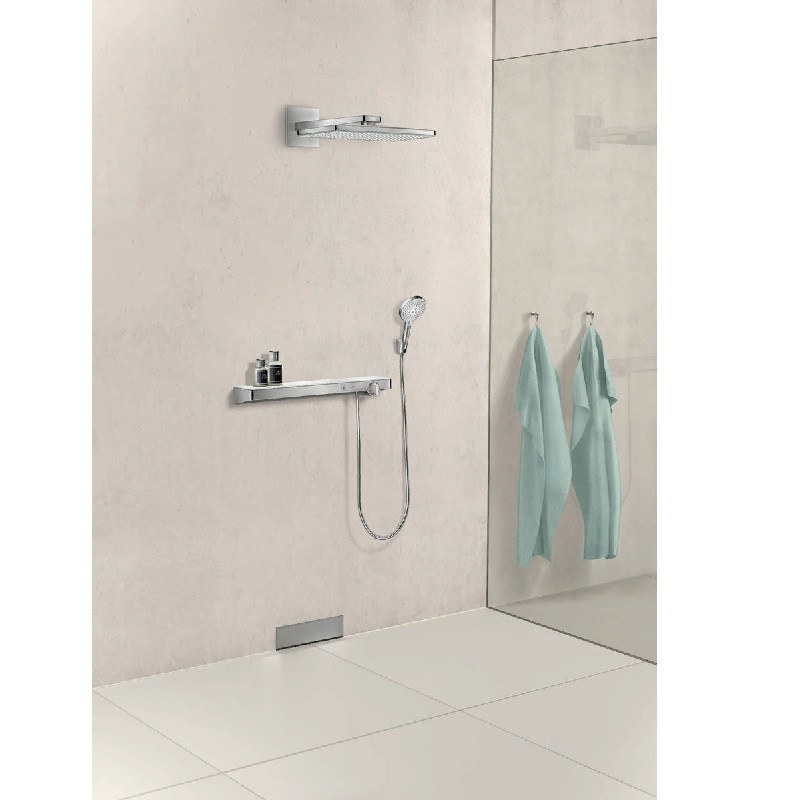 Верхний душ Hansgrohe Rainmarket Select 460 1jet 24003600 Черный Хром