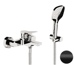 Смеситель для ванны Remer Slash Dot SL02NO цвет Черный матовый