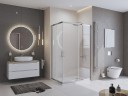 Душевой поддон из искусственного камня BelBagno Uno 160x80 TRAY-MR-UNO-AH-160/80-35-W-CR