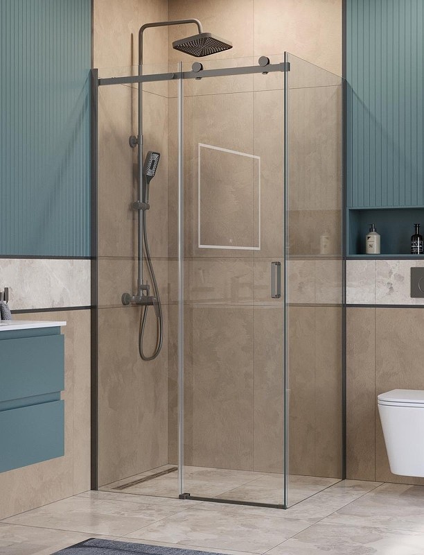 Душевой уголок BelBagno Soft Close-2 100x80 SOFT_CLOSE-2-AH-1-100/80-C-GM
