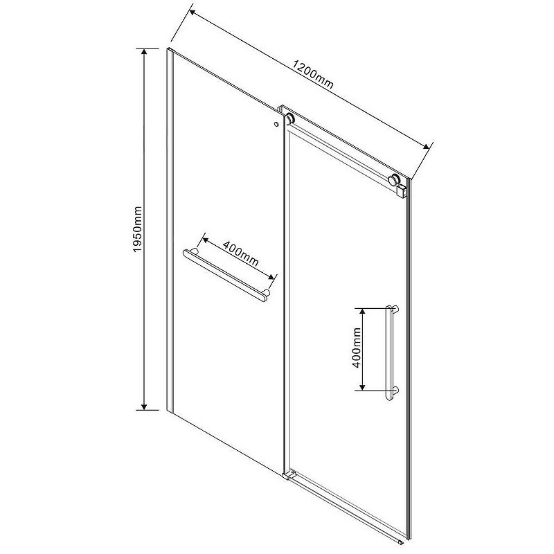 Душевая дверь Vincea Como Soft 120 VDS-1CS120CL