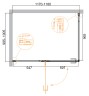 Душевой уголок Cezares Bellagio 120x100 BELLAGIO-AH-1-120/100-C-BORO