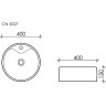 Раковина Ceramicanova Element 40 CN5027 Белая