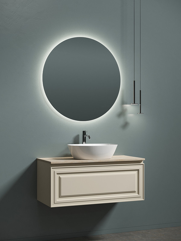 Тумба под раковину Sancos Very 100 VR100CE подвесная Beige Soft