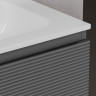 Тумба под раковину Sancos Folk 80 FL80GS подвесная Grey soft