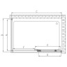 Душевой уголок Vincea Soft 110x80 VSR-3SO8011CLGM