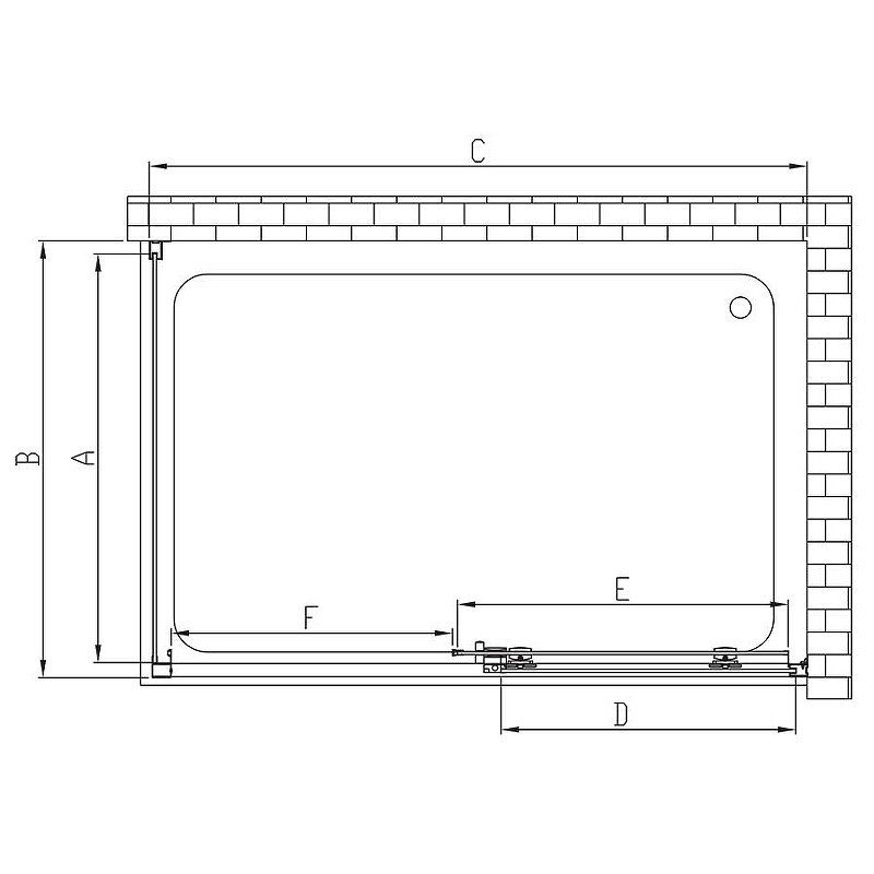 Душевой уголок Vincea Soft 110x80 VSR-3SO8011CLGM