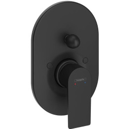 Смеситель для душа Hansgrohe Set HG Rebris E 72459670S черный матовый