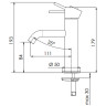 Смеситель для раковины Remer X-Style X12VO