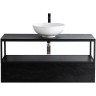 Консоль под раковину Cezares Cadro 120 CADRO-120/46/30-1C-SO-MET-ST