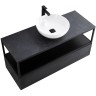 Консоль под раковину Cezares Cadro 120 CADRO-120/46/30-1C-SO-MET-ST