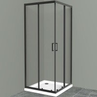 Душевой уголок BelBagno Uno 100х100 UNO-195-A-2-100-C-NERO