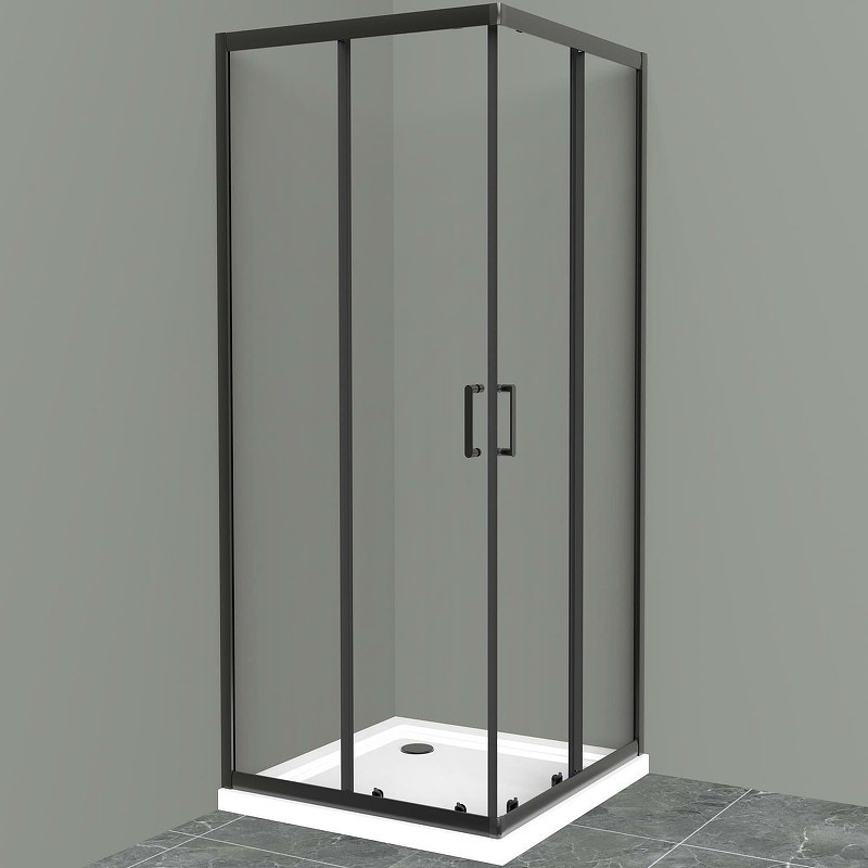 Душевой уголок BelBagno Uno 100х100 UNO-195-A-2-100-C-NERO