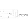 Раковина Ceramicanova Grace 90 CN7019wx Белая