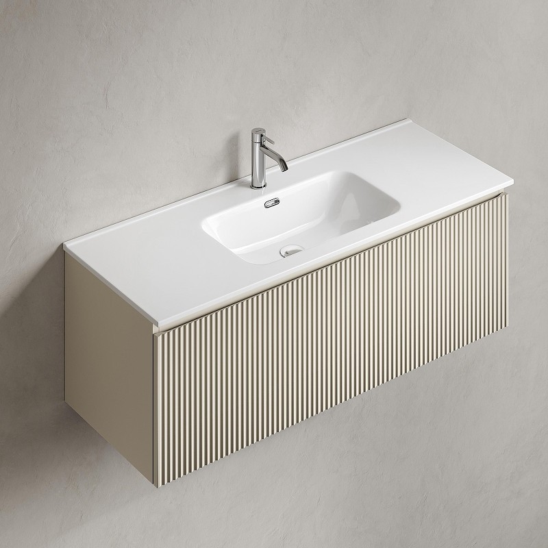 Тумба под раковину Sancos Snob R 1.0 120 SNR1.0120CE подвесная цвет Beige Soft