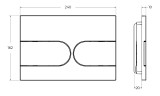 Кнопка смыва BelBagno BB-11-BL